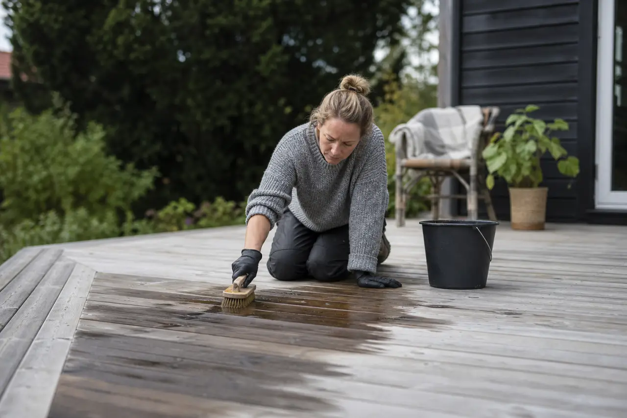 Behandla trall – olja, såpa eller pigment