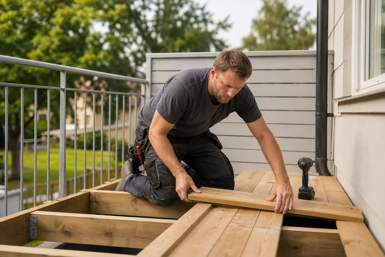Anlita hantverkare för bygge eller renovering av balkong