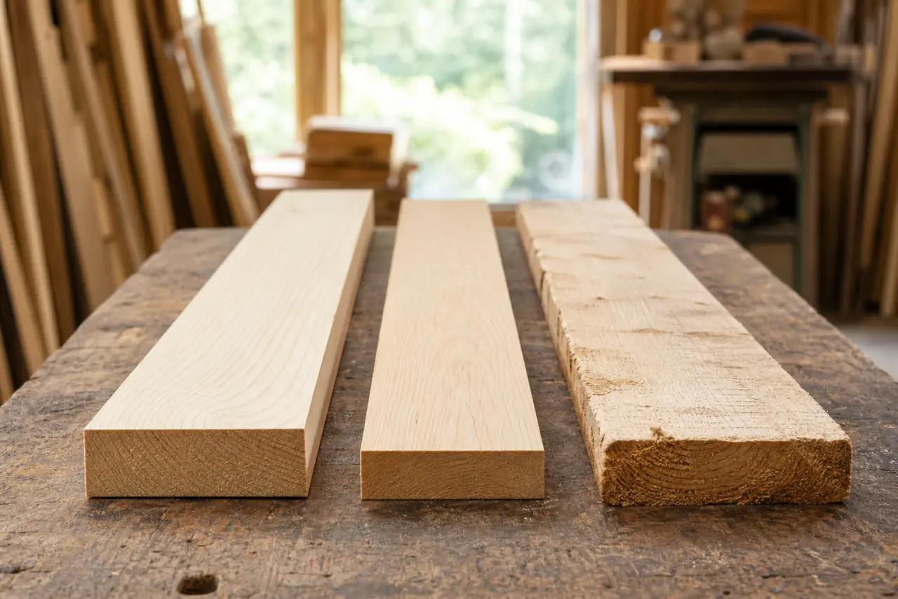 Planhyvlat, hyvlat och ohyvlat virke – skillnaden